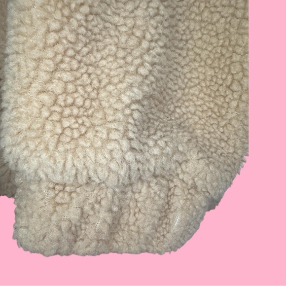 ZAFUL Tan Collared Zip-Up Sherpa Jacket - Picture 8 of 9